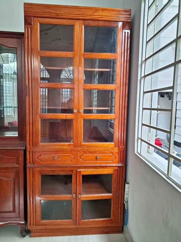 Tủ gỗ hương cao 2m4 dài 105 sâu 57 cm