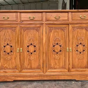 Tủ giày gỗ gõ đỏ tủ giày gỗ gõ đỏ 137x42 cao 97cm
