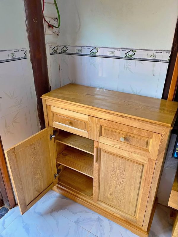 Tủ giày dép gỗ tự nhiên, cao cấp, sang trọng kt: 96x100