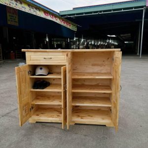Tủ đựng giày dép gỗ tự nhiên