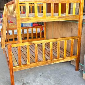 Giường tầng cao cấp giá rẻ, Giường tầng gỗ chắc chắn, cao cấp, 1. 4/1. 6m. dạt nan dày 15mm