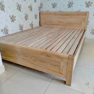 Giường gỗ sồi nga, 1, 6 m x 2 m, bảo hành 3 năm
