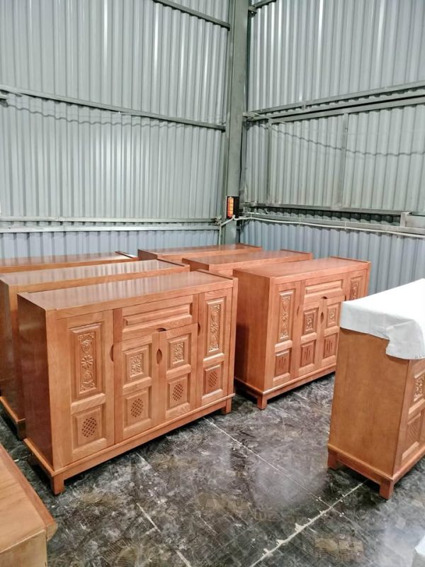Tủ đựng giày gỗ tự nhiên 2 cánh, 3 cánh, 4 cánh